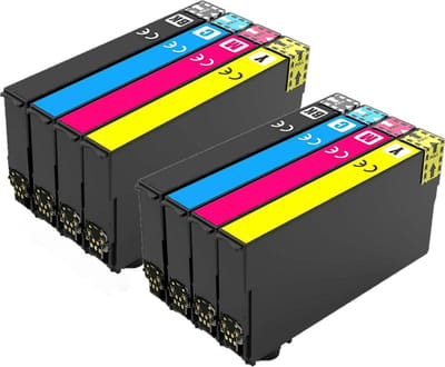 Huismerk geschikt voor Epson 405XL Inktpatronen (8X) - WF-7830DTWF - WF-7840DTWF - WF-3820DWF - WF-4820DWF - WF-4830DTWF