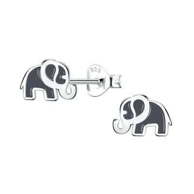 House Of Jewels Zilveren Kinderoorbellen Olifant