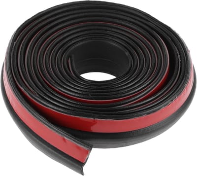 Universele Auto Weerstrip voor Deur en Raam - Zelfklevende Z-vormige EPDM Weerafdichting, 7FT, Zwart, Duurzaam en Waterdicht