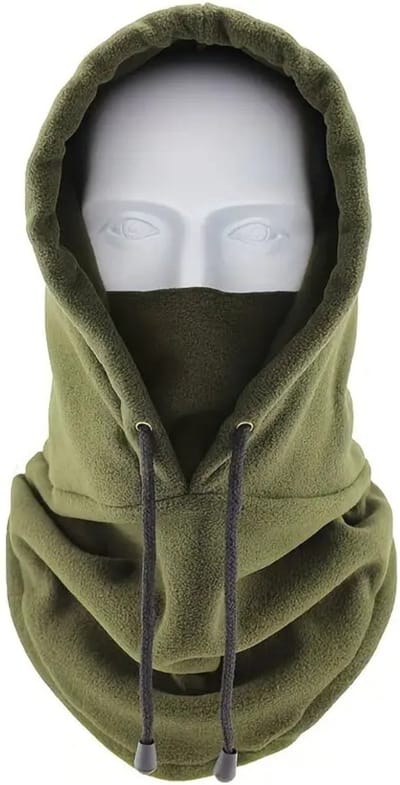 Livano Winter Masker - Balaclava - Ski Mask - Ski Masker - Bivakmuts - Full Face Mask - Legergroen