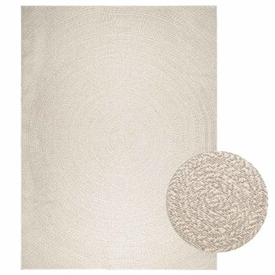 vidaXL - Vloerkleed - ZIZUR - room - binnen - en - buiten - 240x340 - cm - jute - look
