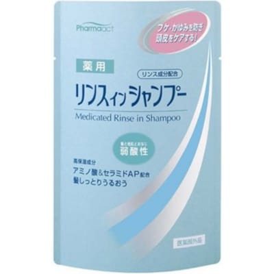 KUMANO COSME - Pharmaact Medicated Rinse In Shampoo Weak Acidity Refill - Normal - 350ml