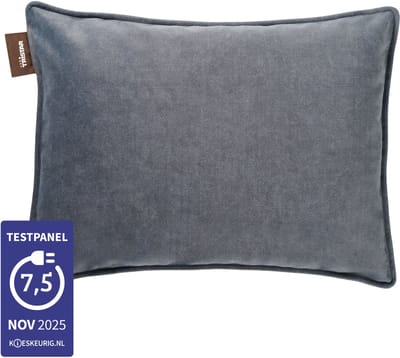 Tristar BW-4799 Warmtekussen – Draadloos - Groot - 60x45 cm – 3 Warmtestanden – Incl. Powerbank - 2 Uur Warmte – Wasbare Hoes – Grijs