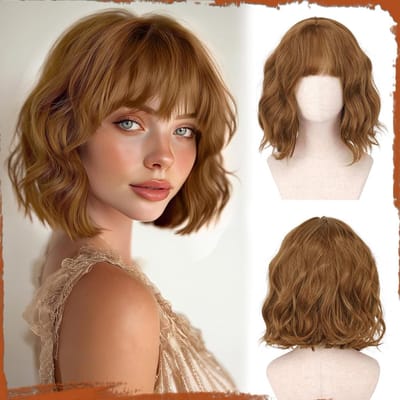 SCH® Pruiken Dames Haar - Pruiken dames - Haar - Pruiken - Auburn - ‎22cm x 15cm x 6cm