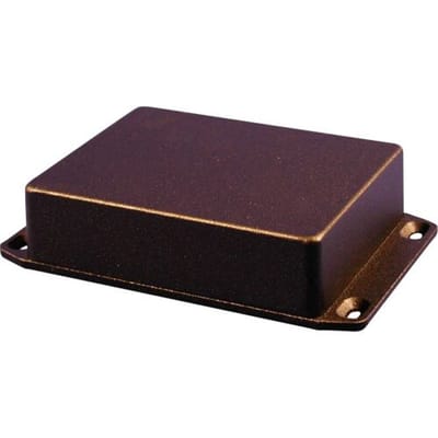 Hammond Electronics 1590BXFLBK Universele behuizing 254 x 70 x 49.5 Aluminium Zwart (RAL 9005) 1 stuk(s)
