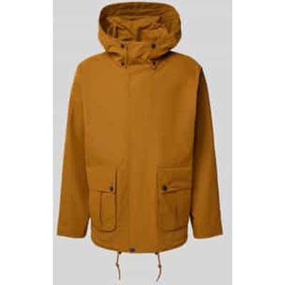 Loose fit parka met afneembare capuchon