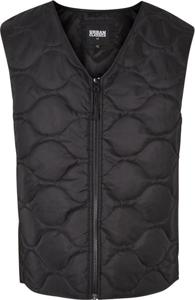 Urban Classics - Zipped Gilet Mouwloos jacket - M - Zwart