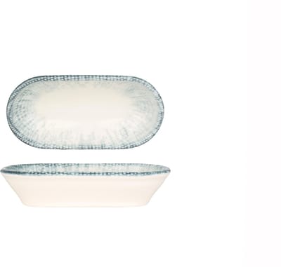 Kütahya Porselen Serveerschaal - Iceberg - Porselein - 18x9 cm (250cc) - set van 2