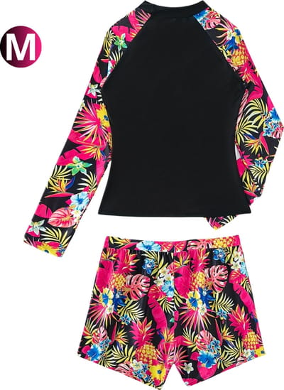 Bovista Rash Guard - Surf Shirt - Zwemkleding - UV Beschermende Kleding - Voor Zwemmen - Surfen - Duiken - Roze - Maat M