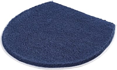 Zachte wc-dekselhoes marineblauw 47 x 50 cm