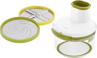 Luxe Multifunctionele Groentesnijder met Schaal - Mandoline - Uiensnijder - Frietsnijder – Groentensnijder met Anti-slip mat