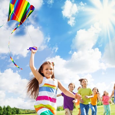 Dailygoods- Vlieger 3 Stuks - Draagbare Vlieger - Eenvoudig te Vliegen - Kinderen/Volwassenen - Zomer Speelgoed - Scheurvast Nylon-Polyester - Vliegspeelgoed