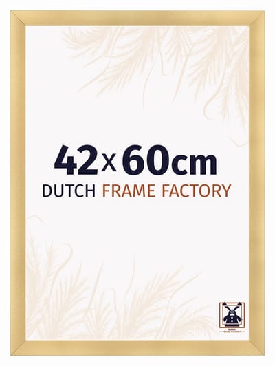 Fotolijst 42x60 cm - MDF - Goud Mat - Praag