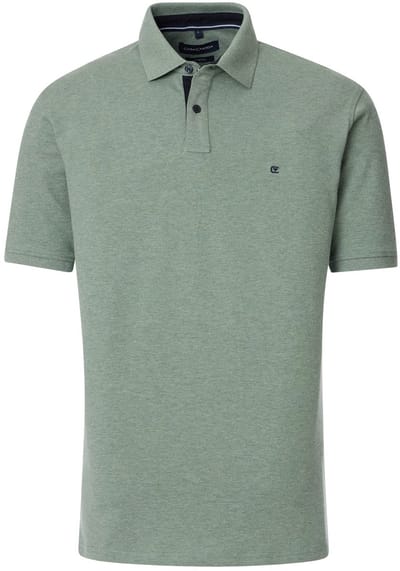 CASA MODA comfort fit heren polo - turquoise