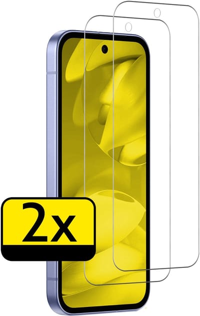 Screenprotector - Geschikt voor Google Pixel 9a - 2 Stuks - Extra Sterk - Beschermglas - Gehard Glas - Tempered Glass - Screen Protector