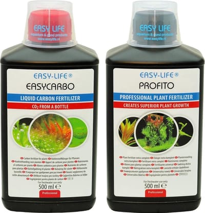 EasyLife - EasyCarbo + Easy Life Profito - 2x 500ml - Complete plantenvoeding voor alle aquariumplanten