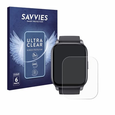 Savvies - Screenprotector voor Toobur IDW17 - Folie Beschermfolie transparant 6 Stuks