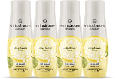 Sodastream Elderflower zero Siroop 4 x 440ml