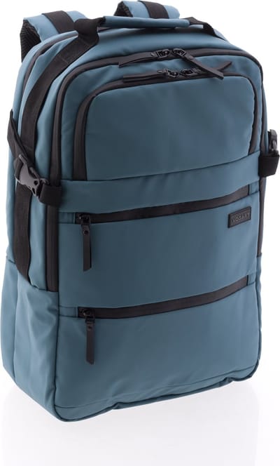 Vogart Camper Waterproof Laptoprugzak - 15 inch - Petrol Blauw