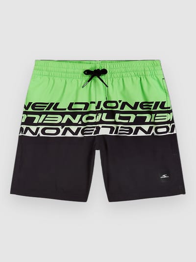 O'Neill Cali Stripe 14" Kids Boardshorts groen