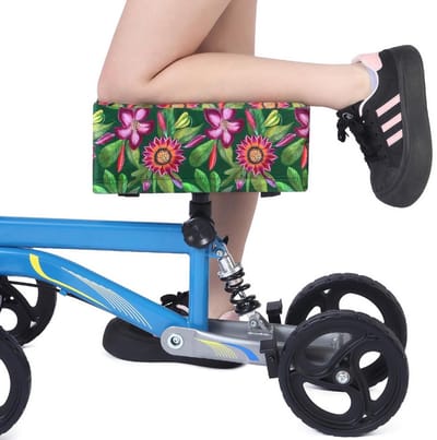Kniekussen voor Stepper - Kniesteunhoes Kniebeschermer - Comfortabel Steppen - Ergonomisch Gebogen Ontwerp - 34 x 16 x 14 cm