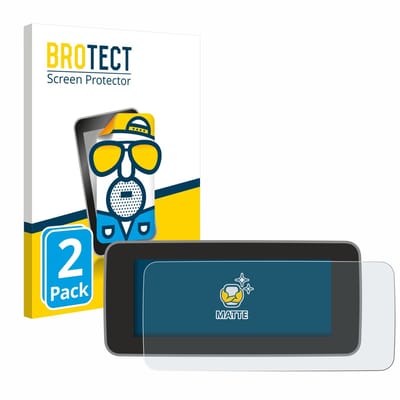 BROTECT - Screenprotector voor Mercedes-Benz GLC X253 Mopf 2019-2020 MBUX 10.25" - Folie Beschermfolie matte 2 Stuks