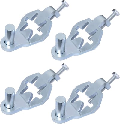 Robuuste T-Post Poort Scharnierpennen voor Boerderij en Tuin met 5/8 Pin - Set van 2 voor Duurzaam Gebruik