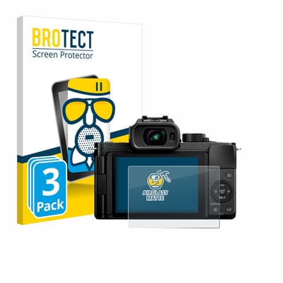 BROTECT - Screenprotector voor Panasonic Lumix DC-G100D - Folie Beschermfolie Beschermglas matte 3 Stuks