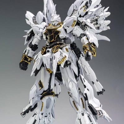 Op VoorraadComet Model Mg 1/100 Msn 06s Sinanju Wit Montage Model Kits Anime Actiefiguur Robot Model Kerst Speelgoed Cadeau black