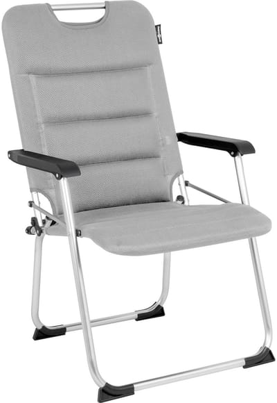 Brunner Klapstoel Sangria NG - Lichtgrijs - Aluminium Frame - 2,8 kg Lichtgewicht - Compact Inklapbaar - Campingstoel