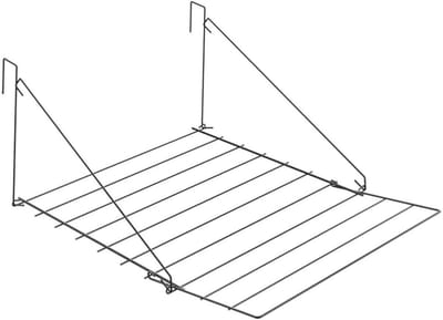 Tomado - Droogrek Breda - 7 meter drooglengte - Ophangen aan radiator, deur, douchewand of balkon - Matzwart