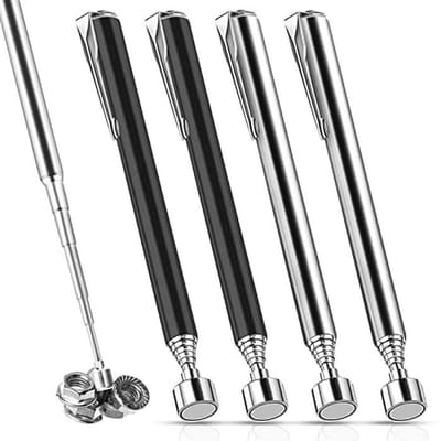 Telescopische Magneetheffer Set - Verstelbare Magneet met Telescoopstang van 12,5 tot 65 cm - Ideaal voor Kleine Metalen Onderdelen