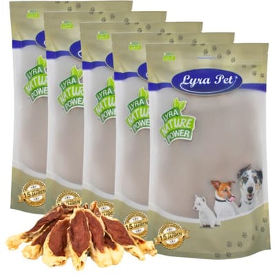5 kg Lyra Pet® konijnenoren gevuld met kippenvlees