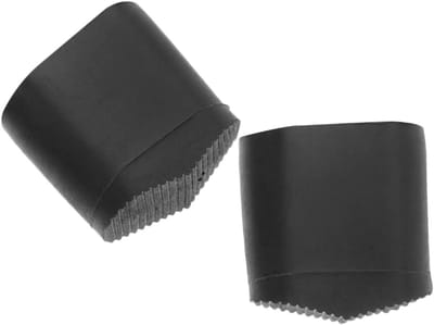 Laddervoetkussens - Ladderdoppen Rubberen Eindkappen - Vloerbescherming - Antislip Siliconen Materiaal - 45 cm - Zwart