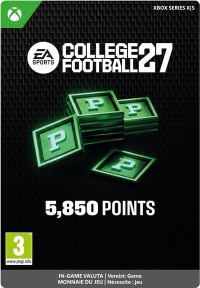 College Football 27 - 5850 Cut Points - Xbox Series X|S - Currency - Digital