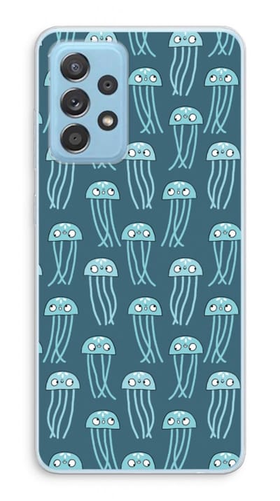 Case Company® - Hoesje geschikt voor Samsung Galaxy A73 hoesje - Kwallie - Soft Cover Telefoonhoesje - Bescherming aan alle Kanten en Schermrand