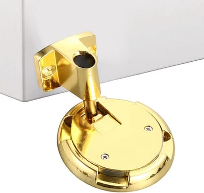 Magnetische Deurstopper - Deursnapper - Deuren Stil Houden - Zonder Boren - 8x8x8 cm - Geborsteld Goud