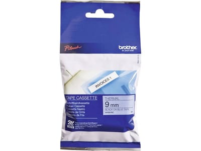 Brother M-K521BZ tape zwart op blauw 9mm x 8m (origineel)