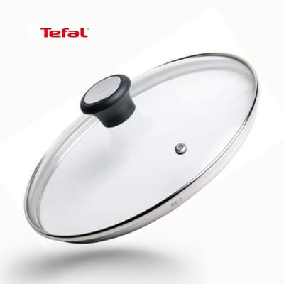 Tefal Glazen Deksel Met Stoom Gat - 24 cm - Hittebestendige Duurzaam Glas