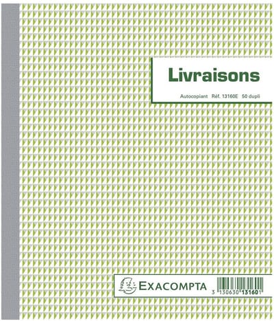Exacompta Doorschrijfpapier Leveringen 21x18cm 50 zelfkopiërend papier dupli - - 13160E