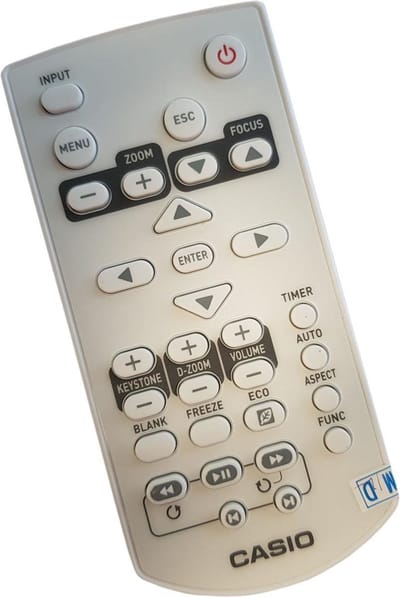 Casio YT-130 compatibele Beamer Afstandsbediening