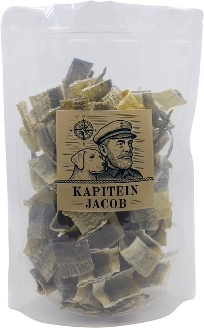Kapitein Jacob Kabeljauwhuid Bites voor Hond - Hondensnacks - 750 Gram