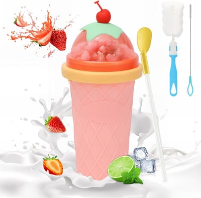 VH Supplies® Slush Puppy Maker - Slush Machine - Slushy maker - 350 ml - Roze