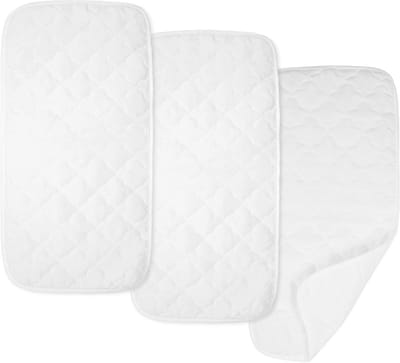 Ultra zachte gewatteerde waterdichte verschoonmat pad - 3 stuks, 29,2 cm x 58,4 cm