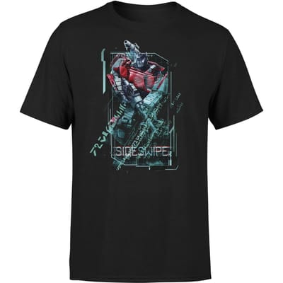 Transformers Sideswipe Tech Unisex T-Shirt - Zwart - 4XL