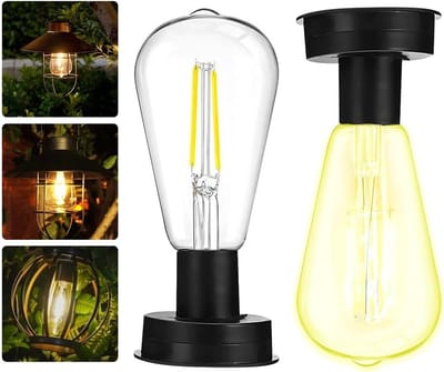 Set van 2 Zonne-energie Tuinlampen met Warm Witte LED, 8.5 cm, Ideaal voor Buitenverlichting en DIY Projecten