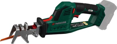 Parkside Accu Takkenzaag - 20V - Slagfrequentie: 0-2700 spm - Snijcapaciteit: max. Ø90 mm - Exclusief accu en snellader