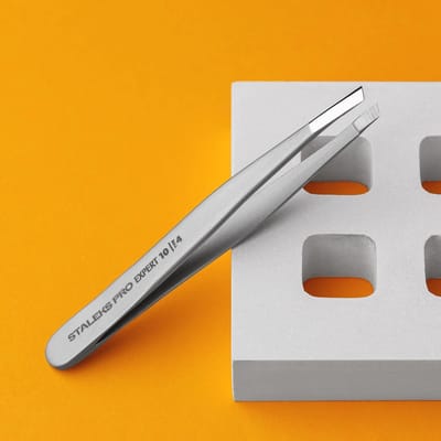 Solidchoice - Roestvrij Stalen Wenkbrauwpincet voor Nauwkeurige Ontharing