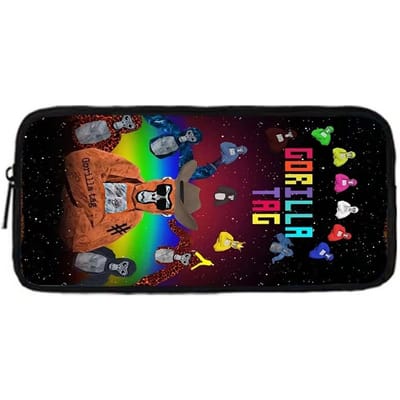 Cartoon Nieuwigheid Cool Gorilla-label Kinderschoolrugzak Met Schoudertas Etui Schooltassen voor Jongens Meisjes Beste Cadeau
