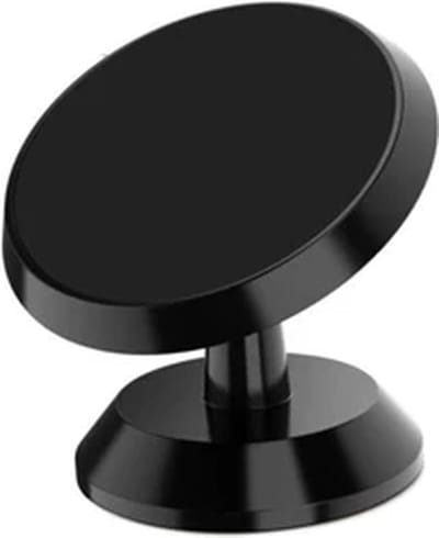 DrPhone A3 Magnetische Autohouder - Dashboard Houder - Magneet Smartphone Houder + 1 Extra 3M Metalen Plaat - 4 tot 6.5 inch - Zwart
